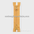 5# plastic zipper ,two-way open-end , auto-lock thumb slider , with H bottom stop
